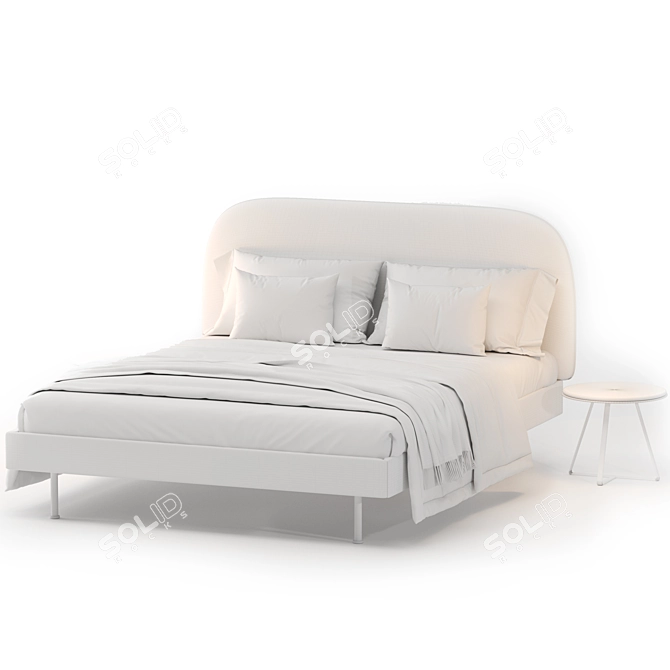 Ikea WADHEIM Bed 3D Model 3D model image 6