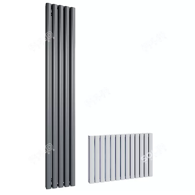 Carisa Tallis Double Radiator 3D model image 1