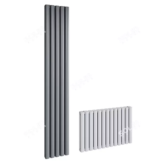 Carisa Tallis Double Radiator 3D model image 3