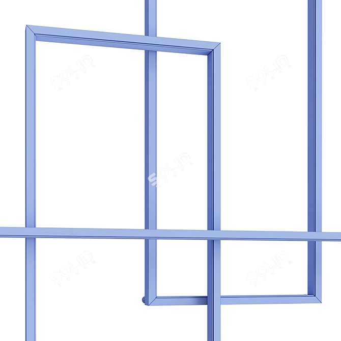  Modern Metal Wall Lamp Set 3D model image 3