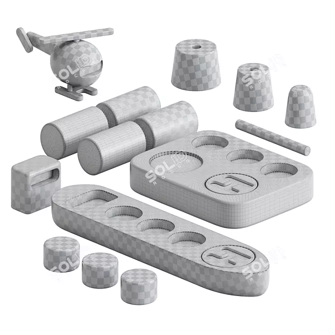  Игрушки Permafrost Offshore Set 3D model image 6