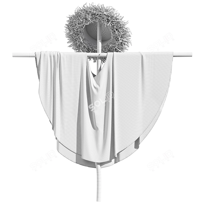 Scarecrow 3D Model. Polys: 131,366 3D model image 5