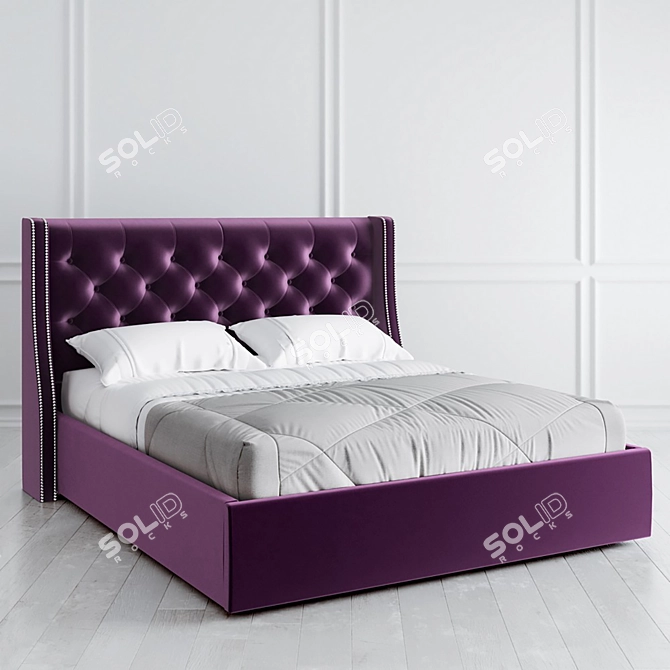 Vary Bed K11Y-N-B14 Platform Bed 3D model image 2