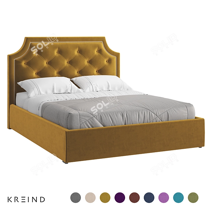 Vary Bed K09Y-120-G-B15 3D model image 1