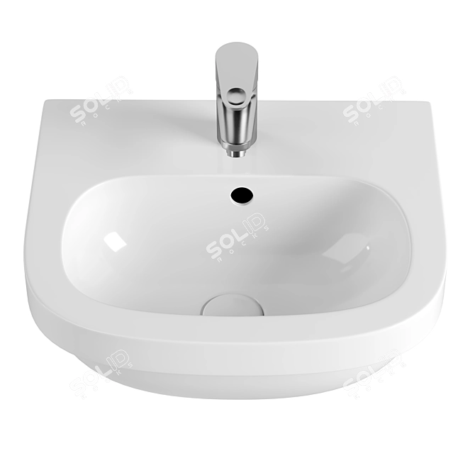 Grohe Euro Ceramic Sink 3D model image 1