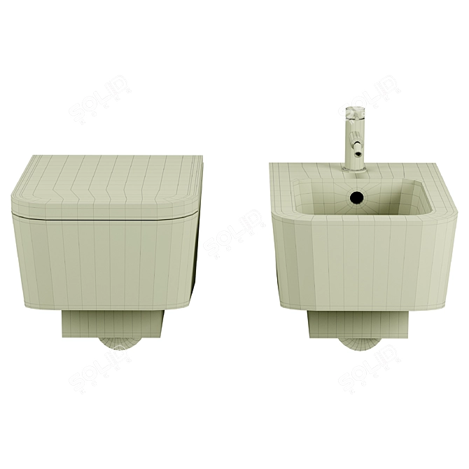 Laufen Pro S Rimless Toilet 3D model image 2