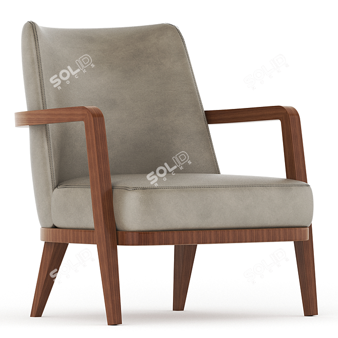 Modern 2017 Mobi ALTO Armchair 3D model image 1