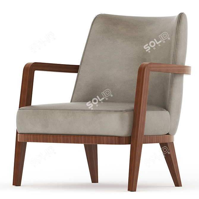 Modern 2017 Mobi ALTO Armchair 3D model image 2