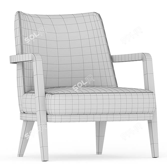 Modern 2017 Mobi ALTO Armchair 3D model image 5