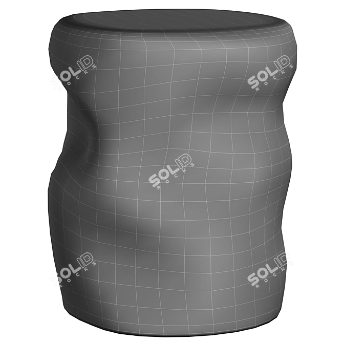 Modern Ceramic Isla Side Table 3D model image 5