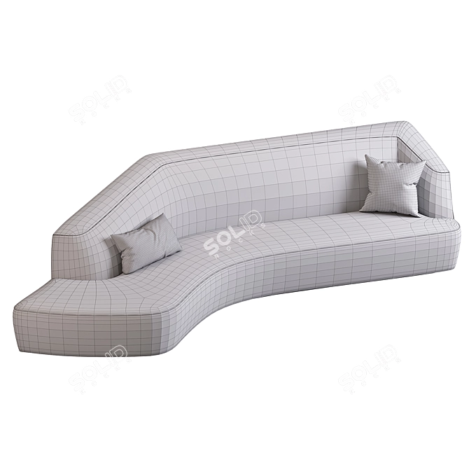 Modern Korduda Sofa Design 3D model image 4