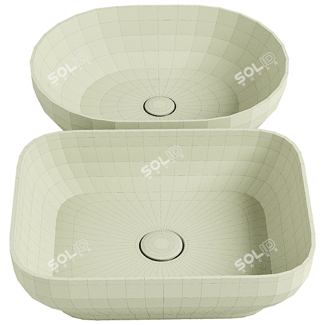 Bien Motto Black Sink 3D model image 2