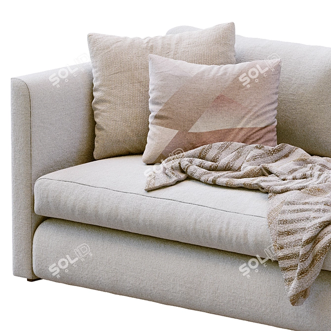 Urban Chic Sofa By HAY 3D model image 7