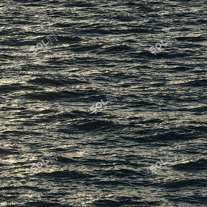 Seamless Ocean Texture Pack 3D model image 3