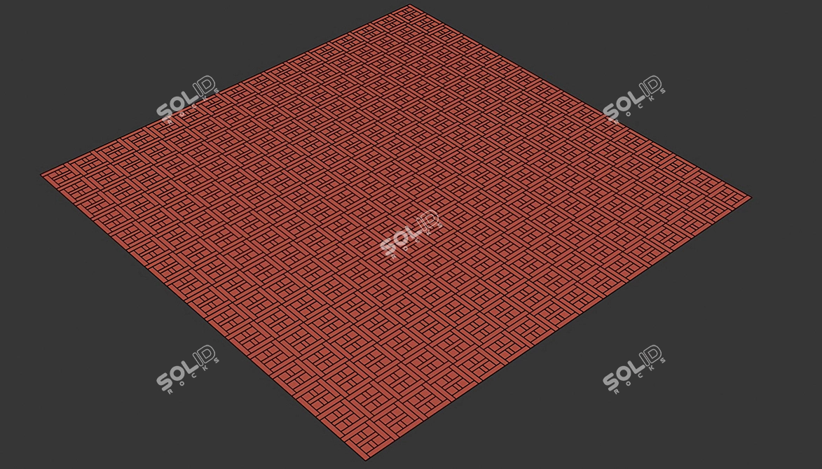 Modular Wood Floor Model 3D model image 5