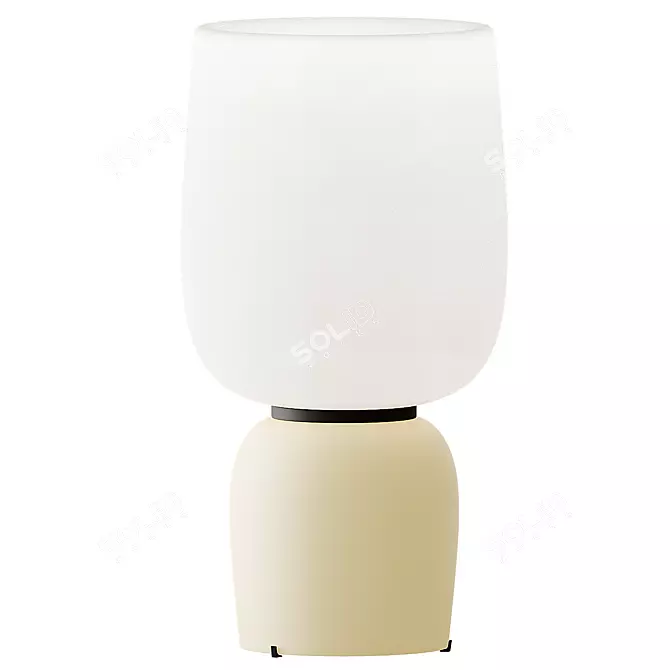 Modern LED Table Lamp Ghost 3D model image 3