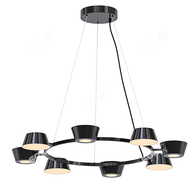 Elegant OLO Pendant Lighting Fixture 3D model image 1