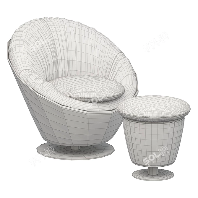 Signet Big Easy: Stylish comfort 3D model image 2