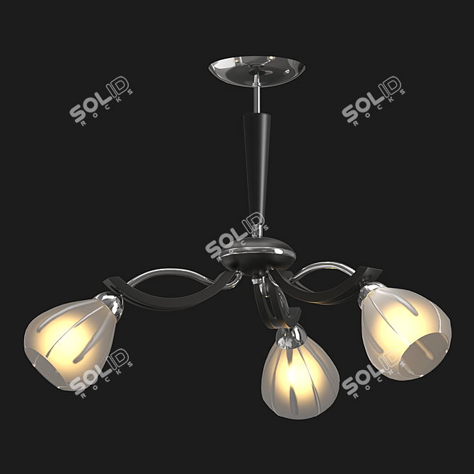 Modern Ceiling Chandelier Alfa Areta 3D model image 2