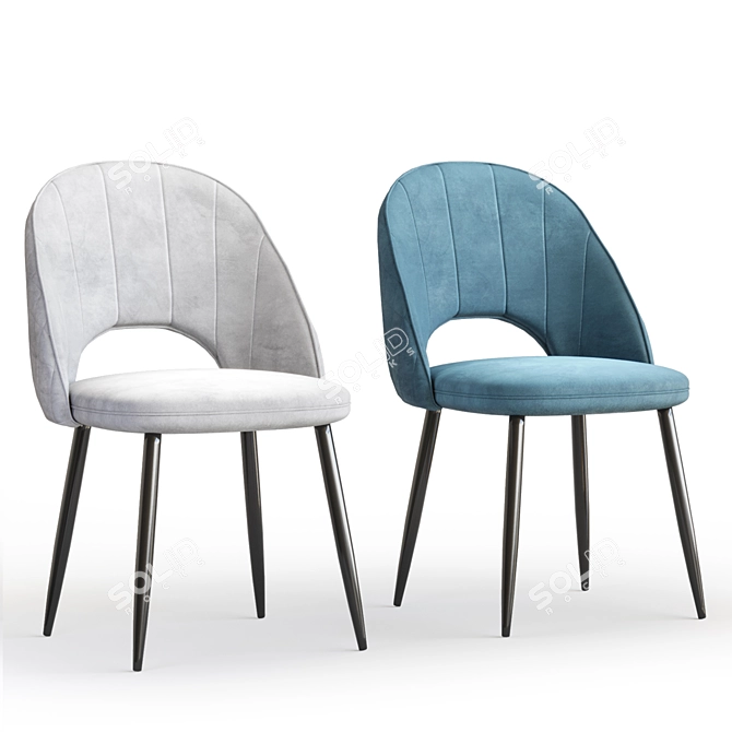 Hoff Soho Dining Chair, 2 Colors 3D model image 1