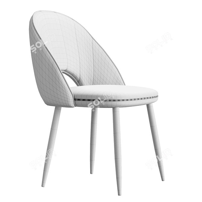 Hoff Soho Dining Chair, 2 Colors 3D model image 7