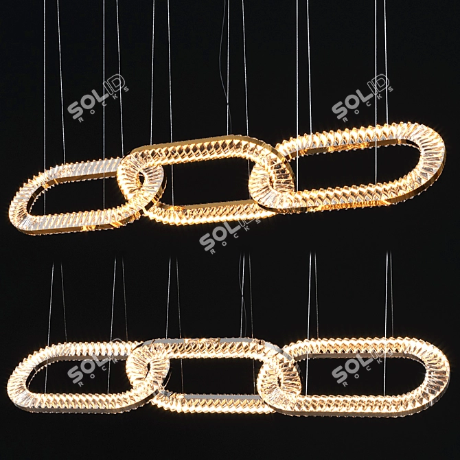 XL Elegant Celebrate Design Lamp 3D model image 1