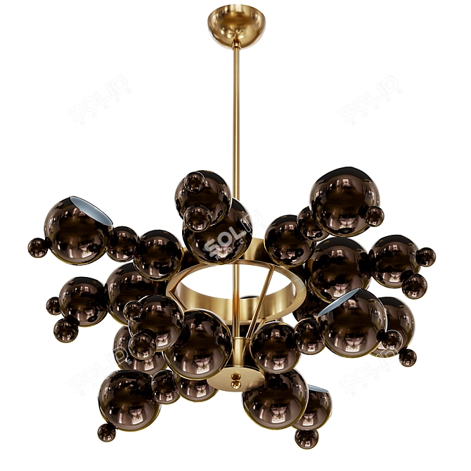 Bubble Chandelier, Charles Collection 3D model image 1