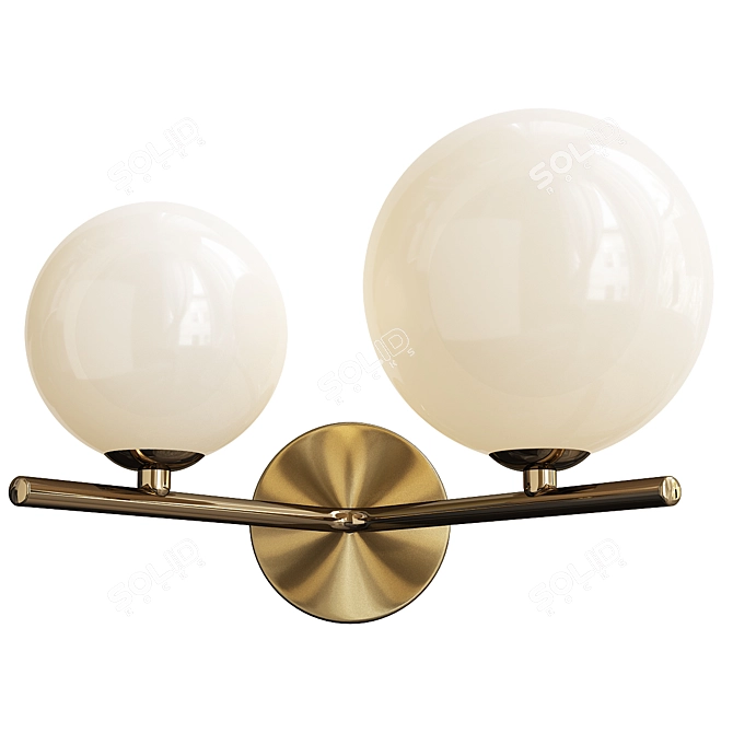 Luisa Wall Modern Lamp Design 3D model image 1