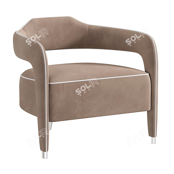 Invicta Armchair 2015 Version 3D model image 1