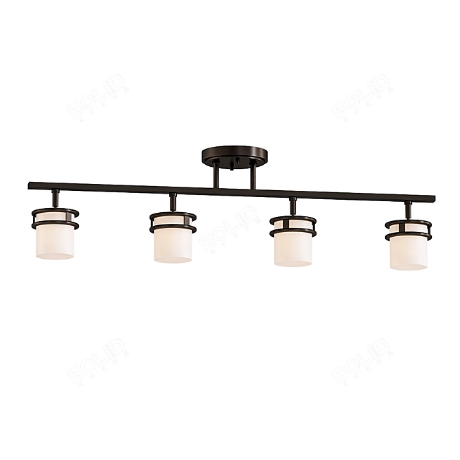 Hendrik Olde Bronze Track Fixture 3D model image 1