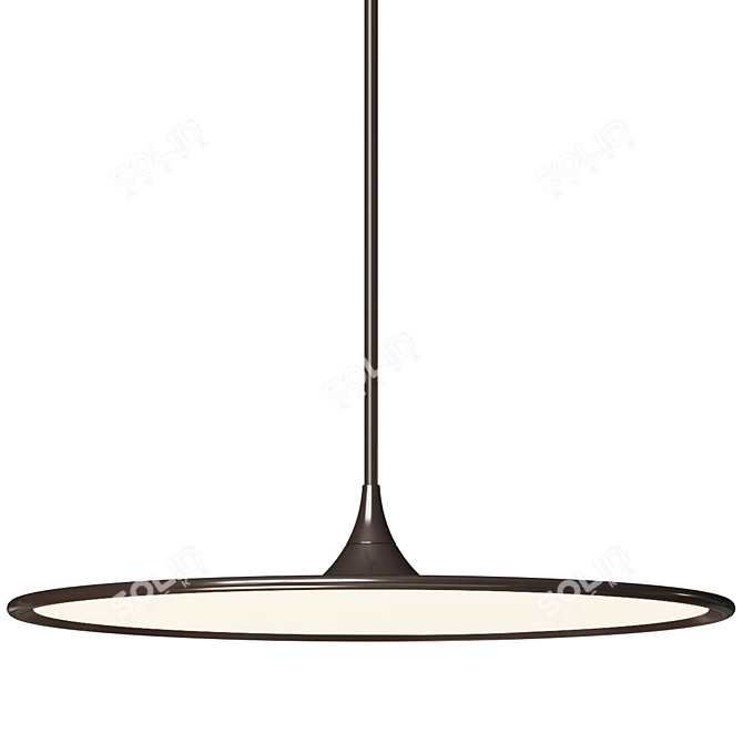 Modern LED Pendant Light Fixture 3D model image 3