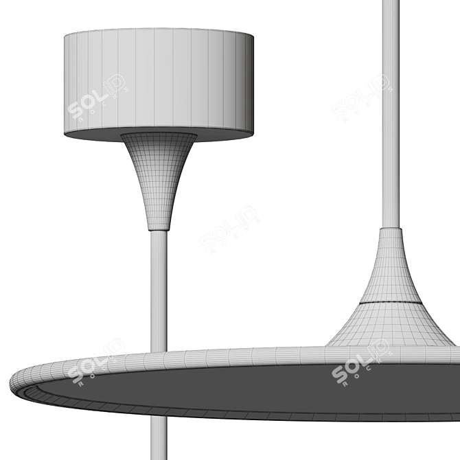 Modern LED Pendant Light Fixture 3D model image 7