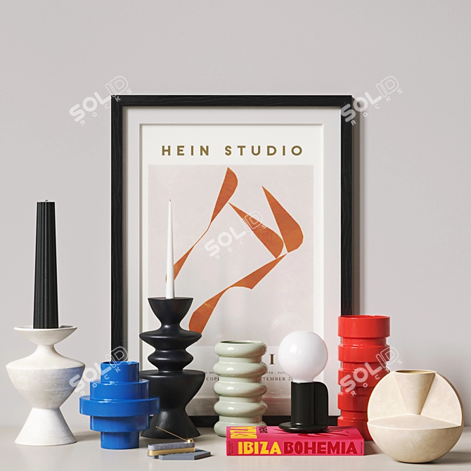 Modern Decor Set 11 Models 3D model image 1