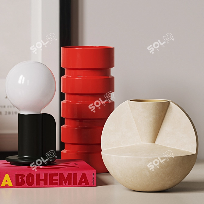 Modern Decor Set 11 Models 3D model image 4