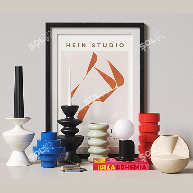 Modern Decor Set 11 Models 3D model image 8