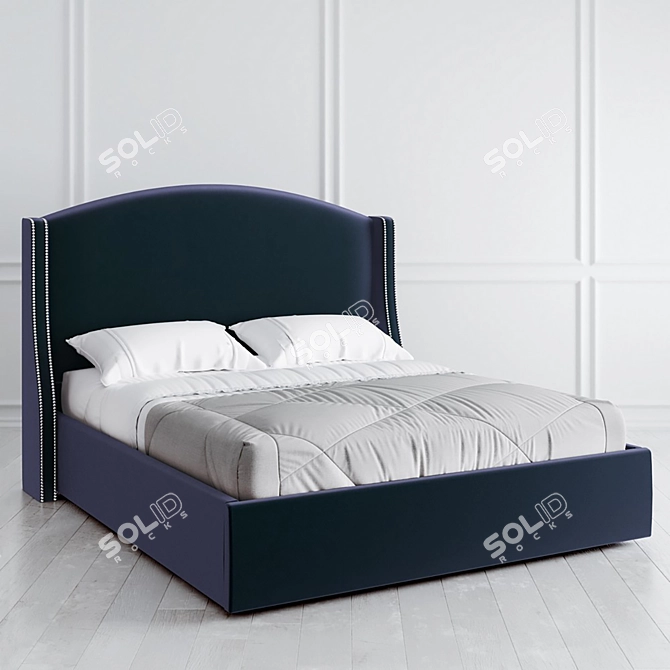Vary Bed Collection Microweave Platform 3D model image 2