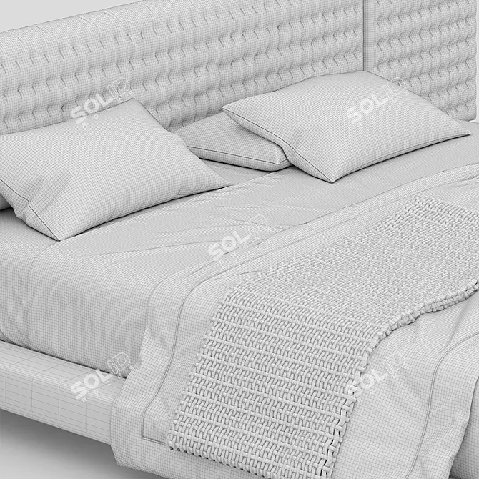 Stylish Busnelli VALENCIA Couch 3D model image 4