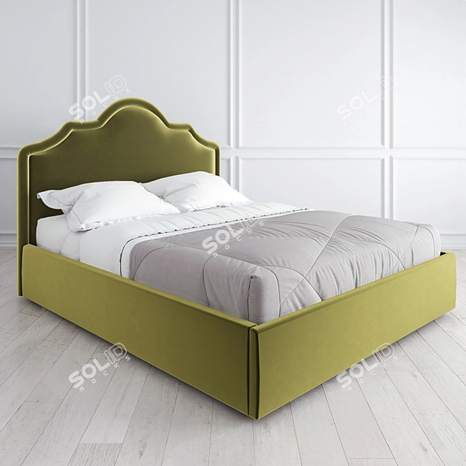 Modern Vary Bed K05 3D model image 2