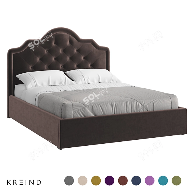  Vary Bed Collection 160*20 3D model image 1