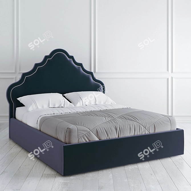Elegant Vary Bed Collection Piece 3D model image 2