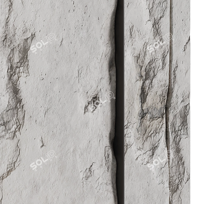  Stone Accent Wall Panel 3D model image 5
