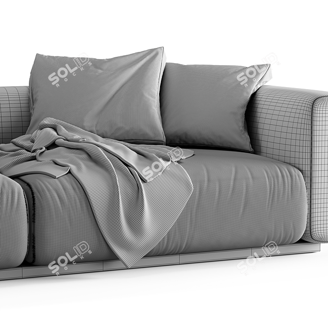 Modern Flexform Lario 3D Sofa 3D model image 6