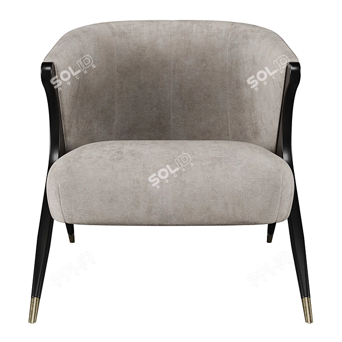 Eichholtz Pavone Accent Chair 3D model image 2