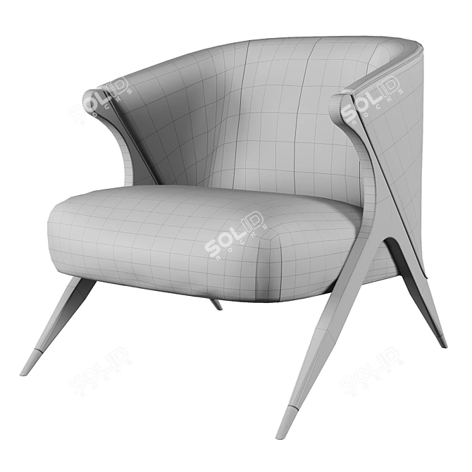 Eichholtz Pavone Accent Chair 3D model image 6