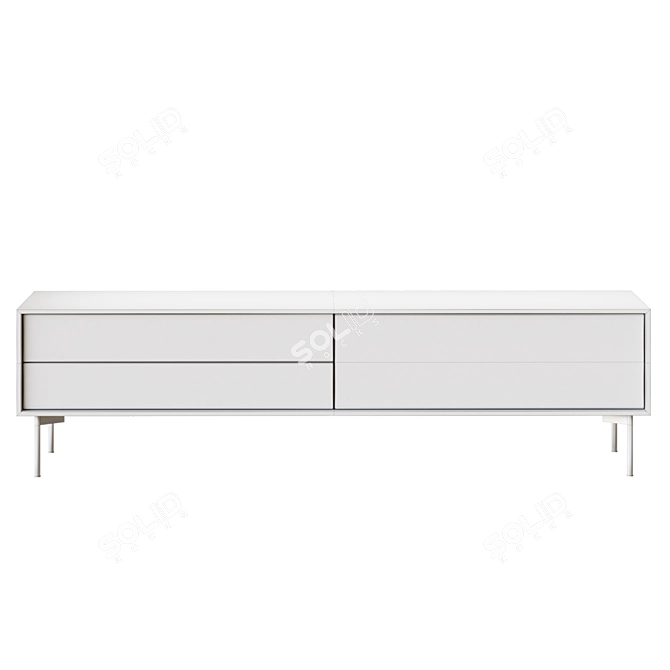 Borge TV Stand in 6 Colors 3D model image 6