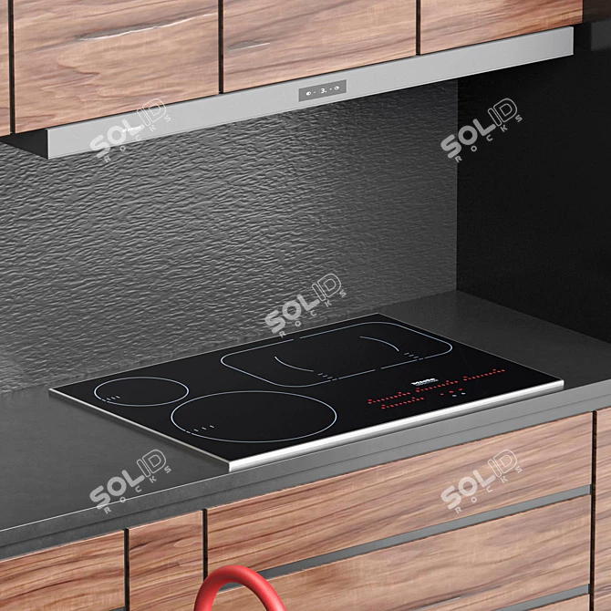 Modern Kitchen Design03: 3D Model 3D model image 3