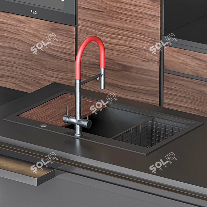 Modern Kitchen Design03: 3D Model 3D model image 4