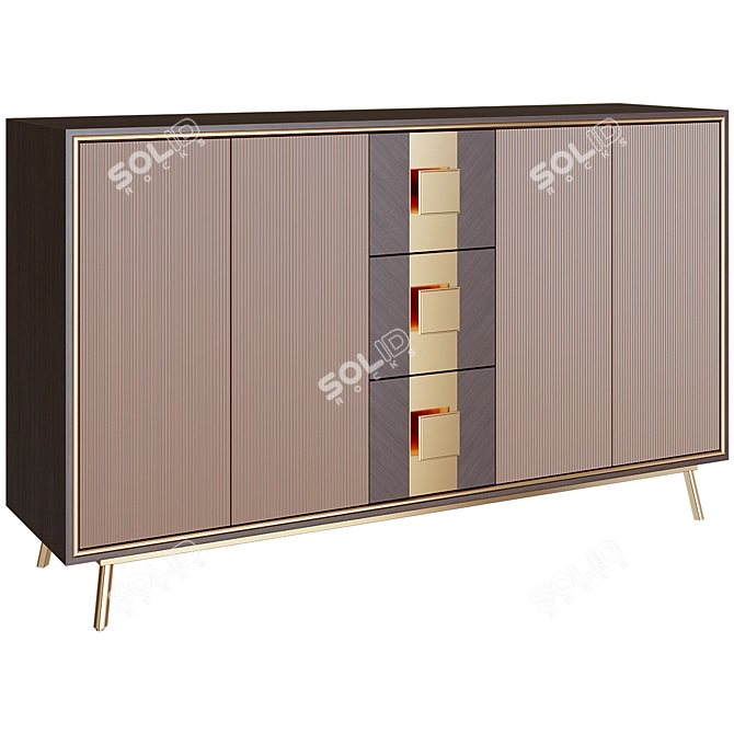WeilaiConcept 150cm Sideboard Elegant 3D model image 1