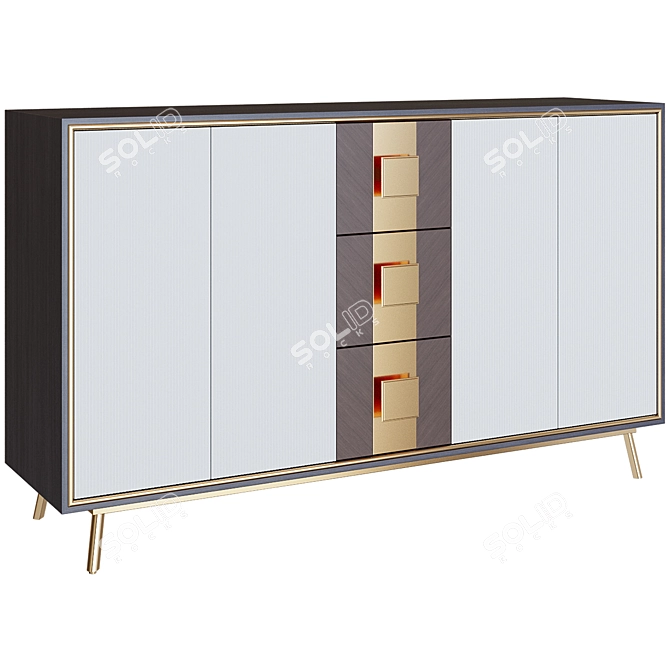 WeilaiConcept 150cm Sideboard Elegant 3D model image 4