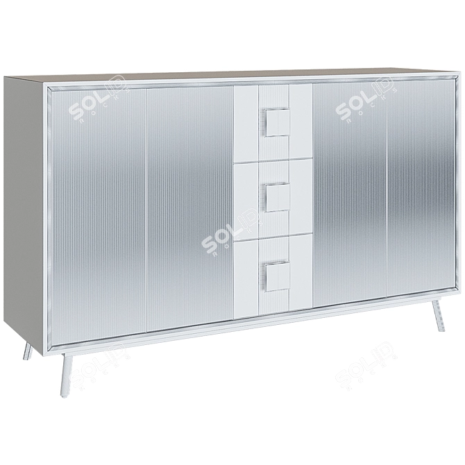 WeilaiConcept 150cm Sideboard Elegant 3D model image 5